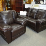 Brown Sofa and Chiar