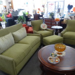 Sofa, Loveseat, 2 Chairs & Ottoman