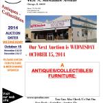 flyer for next auction
